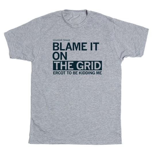 COURIER TEXAS: Blame It On the Grid Shirt